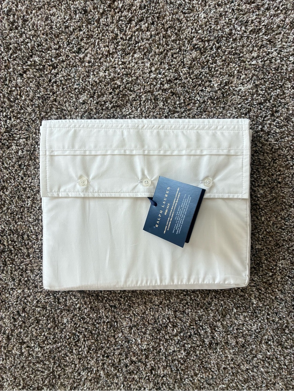 NWT Ralph Lauren Full Sheet Percale White